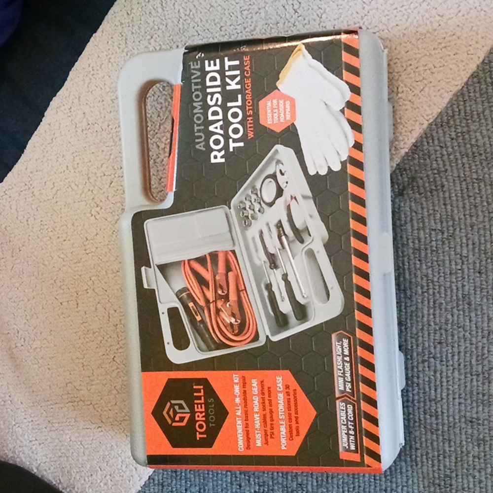 Torelli 30 Pc Tool And Accessories Road Side Kit NWT